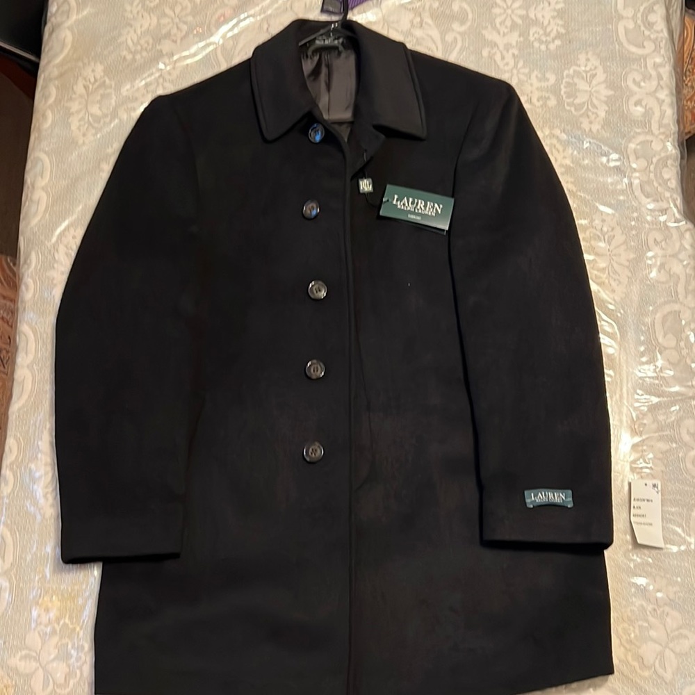 Ralph Lauren Coat, Black, 40S